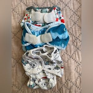 5 covers - Thirsties - size 2 + etc